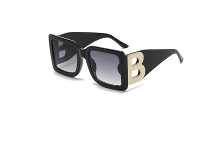 Oversized B Retro Burberry Inspired Sunglasses- 2 Colours