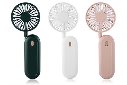 USB Portable Mini Fan with Flexible Stand - 3 Colours