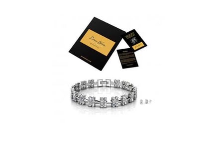 Pave Square Bracelet & Earrings Set