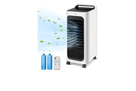 3-in-1 Evaporative Air Cooler - 2 Ice Boxes, 5L Water Tank