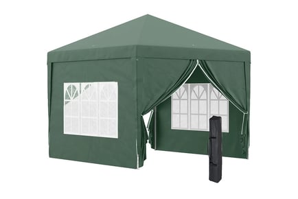 3m x 3m Pop Up Garden Leisure Gazebo Marquee - 6 Colours