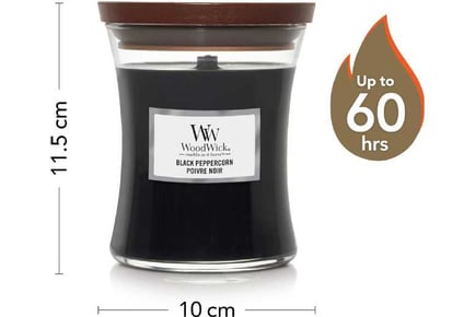 Woodwick Candle Black Peppercorn 275g