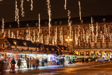 Christmas in Spain: 4* Madrid Christmas Market Break- Hotel Stay & Return Flights