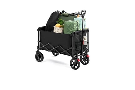 XL Foldable Outdoor Heavy-Duty Garden Trolley!