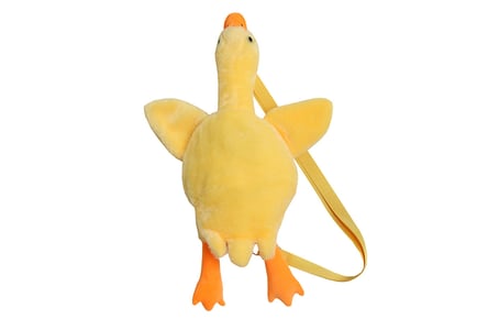 Adorable Plush Duck Shoulder Bag - Yellow or White!