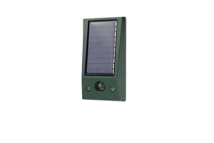 Outdoor Solar-Powered Ultrasonic Animal Repellent with Flashlight