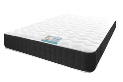 10" Black Border Memory Foam Sprung Mattress - 6 Sizes!