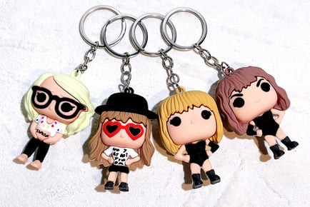 4 Taylor Swift Inspired Keyrings