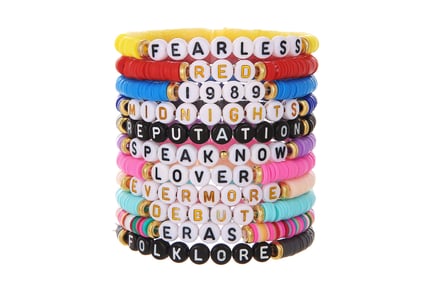 Taylor Swift Inspired Friendship Bracelets - Set of 11!