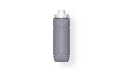 Silicone Water Bottle with Retractable Body - 5 Colours