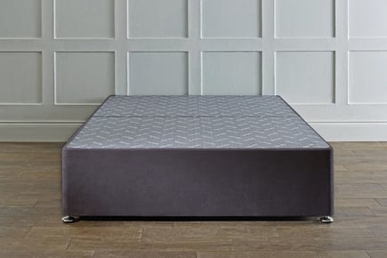 Charcoal Divan Bed Base with Storage Options - 6 Sizes!