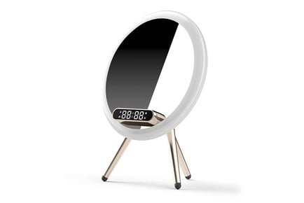4-in-1 Smart Wireless Charging Bluetooth Audio Makeup Mirror