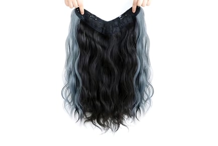 Women's Synthetic Clip In Long Hair Extension Wig - 8 Colours