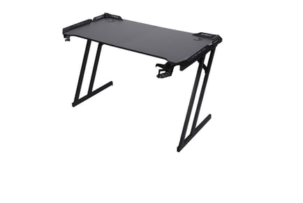 Gaming Desk with LED Lights - 2 Size Options!