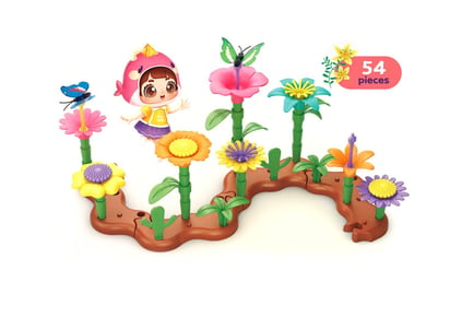 Kids Creative DIY Flower Building Set - Up To 272-Pieces!