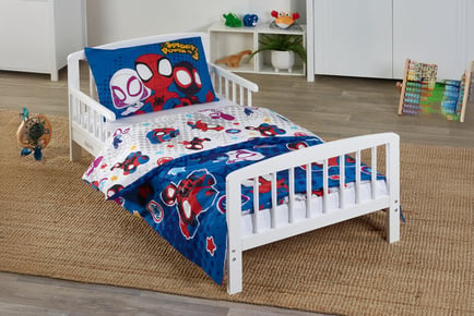 Kid's 7-Piece Bed Frame Bundle with Mattress - 4 Designs