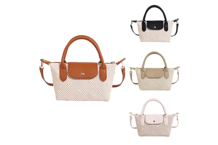 Women's Longchamp Inspired Mini Daisy Summer Tote Bag - 4 Colours