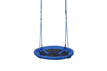 Kids' Round Garden Spin Swing in Blue