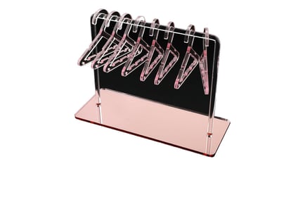 Acrylic Earrings Display Stand with Mini Hangers - 4 Colours