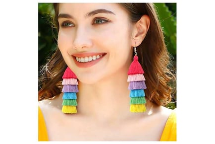 Women Rainbow Earrings