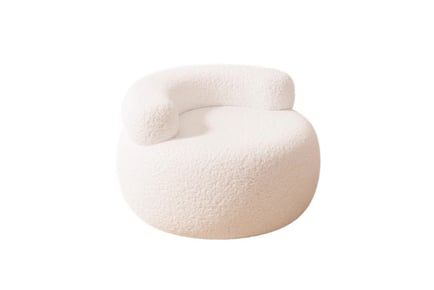 Children's Plush Boucle Sofa Stool - 4 Colours