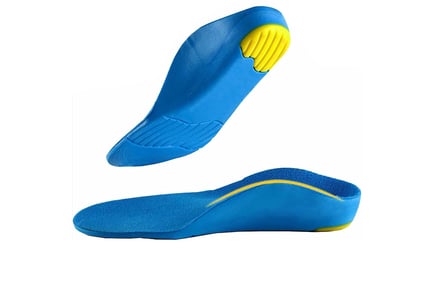 Unisex Adults & Kids Orthotic Arch Support Insoles - 8 Sizes