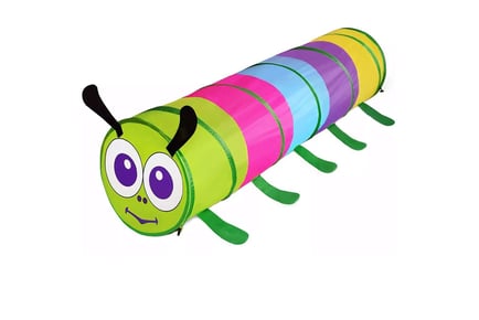 Kids' Multicoloured Caterpillar Play Tunnel