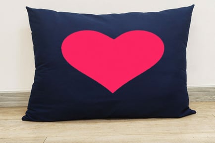 Illuminated Glow-in-the-Dark Doodle Pillowcase - Cloud or Heart!