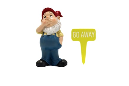 Funny Garden Gnome Statue