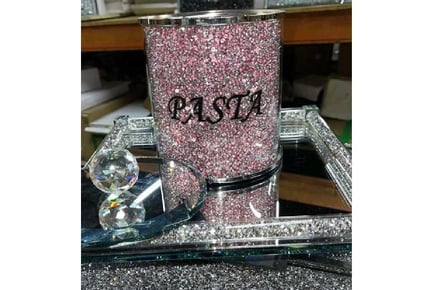 Pink Diamond Crushed Pasta Jar