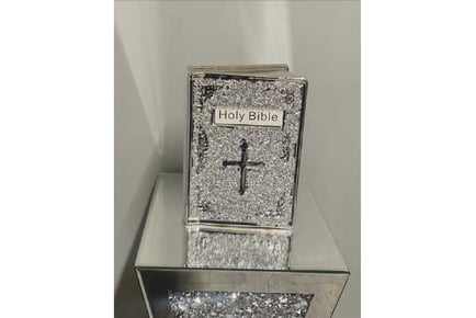 Crushed Crystal Holy Bible Handicraft