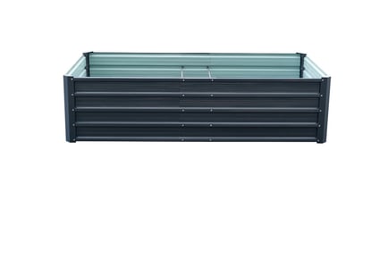 Anthracite Metal Raised Garden Bed - 2 Options