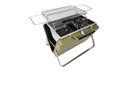 Handheld Portable Green Charcoal BBQ Grill