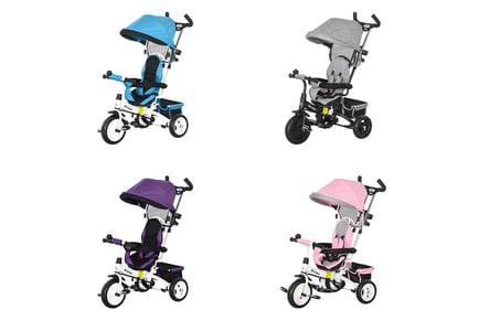 4-in-1 Toddler Trike - 4 Colour Options!