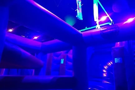 Two-Hour Admission to Glow in the Dark Inflatable Park - Inflata Ninja