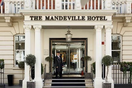 4* The Mandeville Hotel Luxury Afternoon Tea with Prosecco for 2 - Marylebone