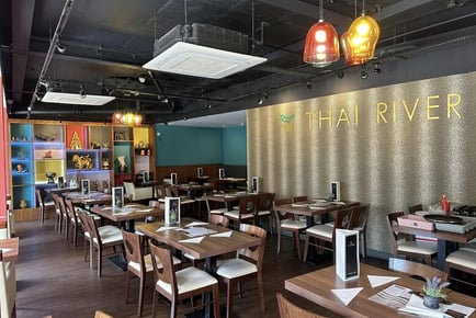 2 Course Thai Dining with Rice and a Small Wine or Beer for 2, 3 or 4 - Thai River, Durham