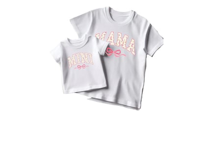 Mama & Mini Floral Matching T-Shirts Bundle - Kids & Adult Sizes!