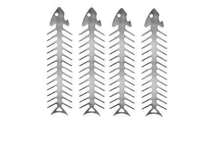 5 or 10pcs Stainless Steel Fish Bone Skewers