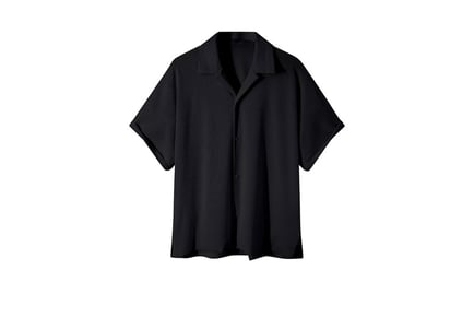 Men's Loose Fit Streetwear Style Shirt - 6 Sizes, 2 Colours