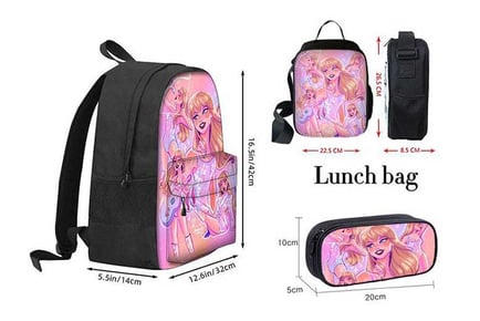 3-Piece Taylor Swift Inspired Backpack