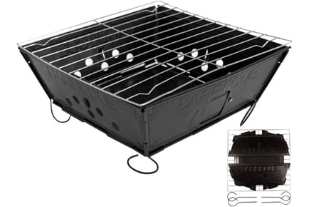 Folding Portable BBQ Grill - 3 Options