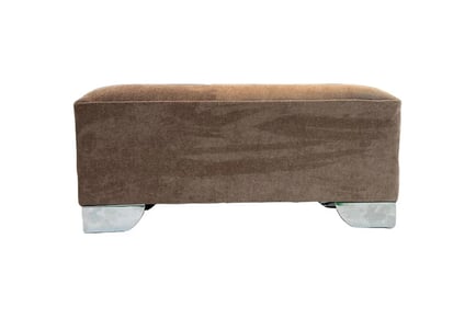 Nepal Fabric Rectangle Ottoman Footstool