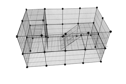 Large Pet Cage, Metal Wire Enclosure