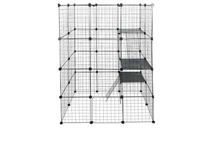 Large 4-Tier Pet Metal Playpen!