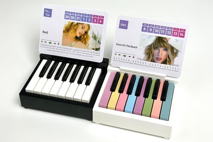 2in1 Taylor Swift Inspired USB Weekly Calendar & 15 Keys Piano!