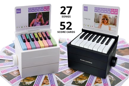 2in1 Taylor Swift Inspired USB Weekly Calendar & 15 Keys Piano!