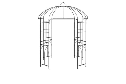 Garden Rose Arch Bird-Cage Shaped Metal Trellis Arbour!