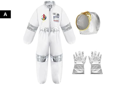 Children's Astronaut Jumpsuit Fancy Dress Costume!