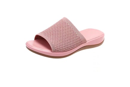 Women's Large Fit Slip-On Sandals - 7 Sizes & 5 Colours